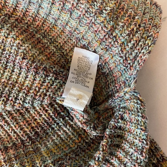 J Jill V-Neck Multicolored Marled Knit Sweater Size Medium‎ - Picture 9 of 9